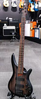 Ibanez - SR Standard 5-String Electric Bass - Black Stained Burst 2